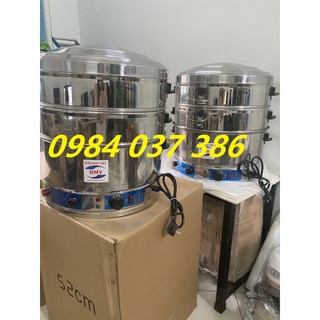 Nồi hấp điện 1 tầng 2 tầng 3 tầng size 35/40/47/52Cm hấp bánh bao xôi giò bánh flan