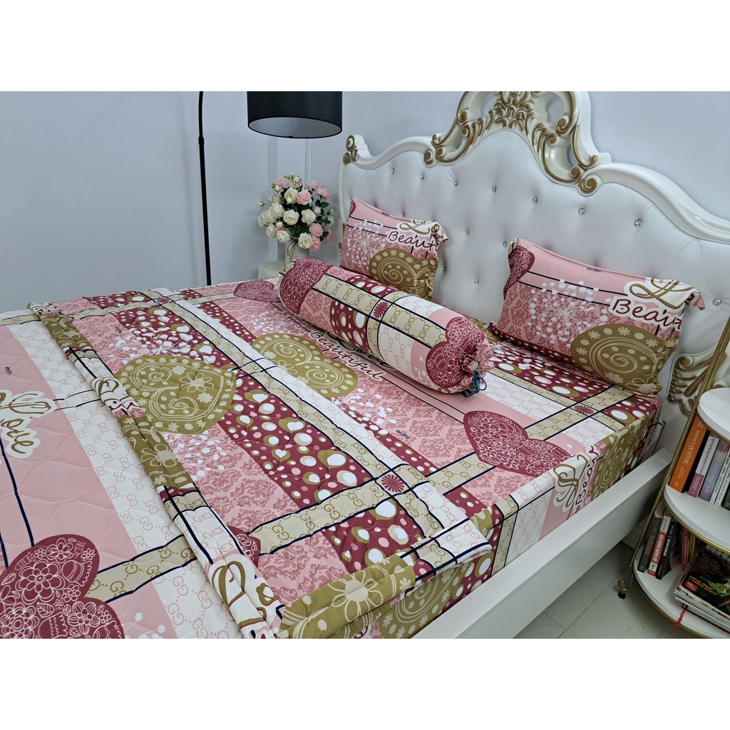 Bộ Drap kèm mền Thun Hàn Quốc ( 5 món } đủ size hoặc mền lẻ