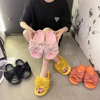 Dép Xỏ Ngón dép bánh mì Dép Sandal Dép Nữ Nơ Bướm dép lê nơ dép xinh có Nơ Đề dày EVA Chống Trượt Trong nhà Thời trang Mùa hè Nữ