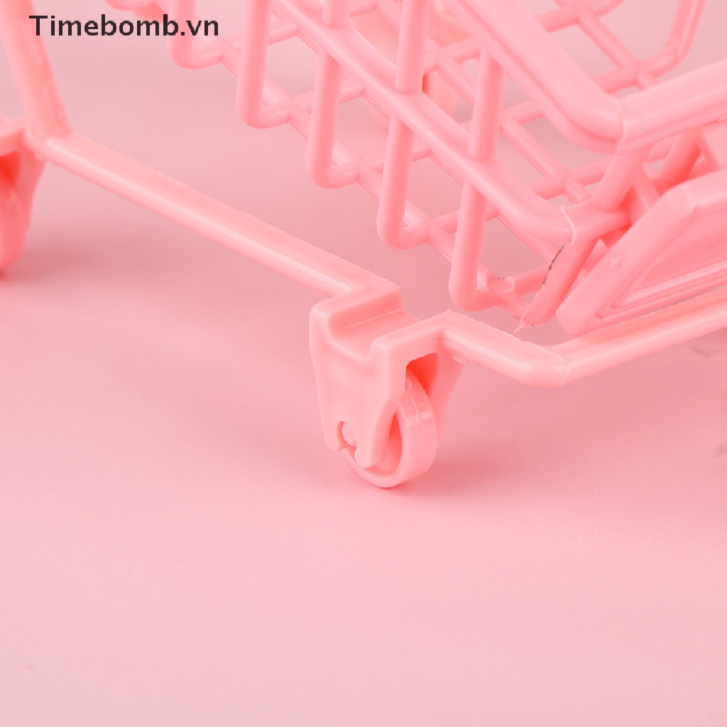 Mô Hình Xe Đẩy Mua Sắm Trang Trí Nhà Búp Bê Tỉ Lệ 1: 12