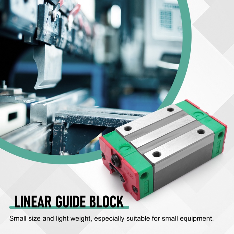 Khối Trượt Tuyến Tính Bằng Thép Hgg20Ca 20Mm Cho Máy CNC