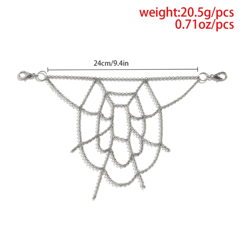Dây Xích Đeo Thắt Lưng Quần Jean y2k Hình Nhện GothPant Phong Cách Punk