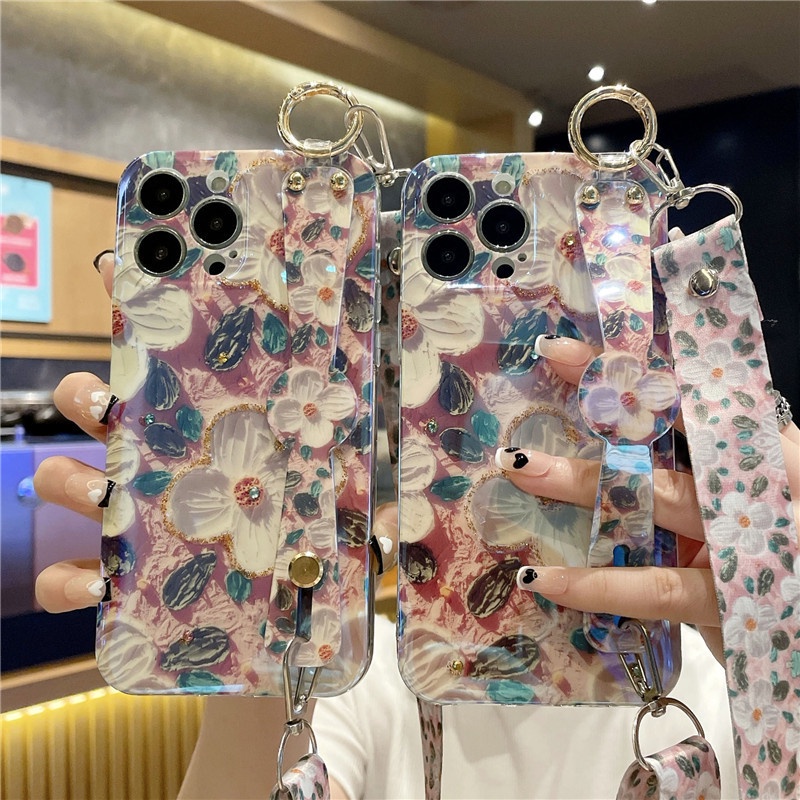 Ốp Lưng Họa Tiết Hoa Nhiều Mẫu Mã Cho Điện Thoại iPhone 13 12 Pro Max 11 Pro Max X XS Max XR 7 8 Plus