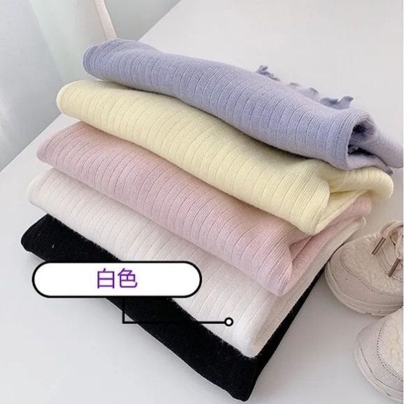 Áo Thun Dài Tay Vải Lông Dày Thời Trang Thu Đông Mới Cho Bé Gái