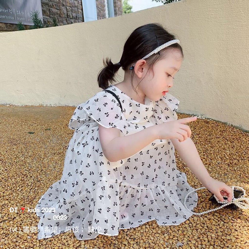 Váy Bé Gái, Váy Đầm Mùa Hè Điệu Đà Xinh Xắn Cho Bé Gái Từ 10 - 30kg