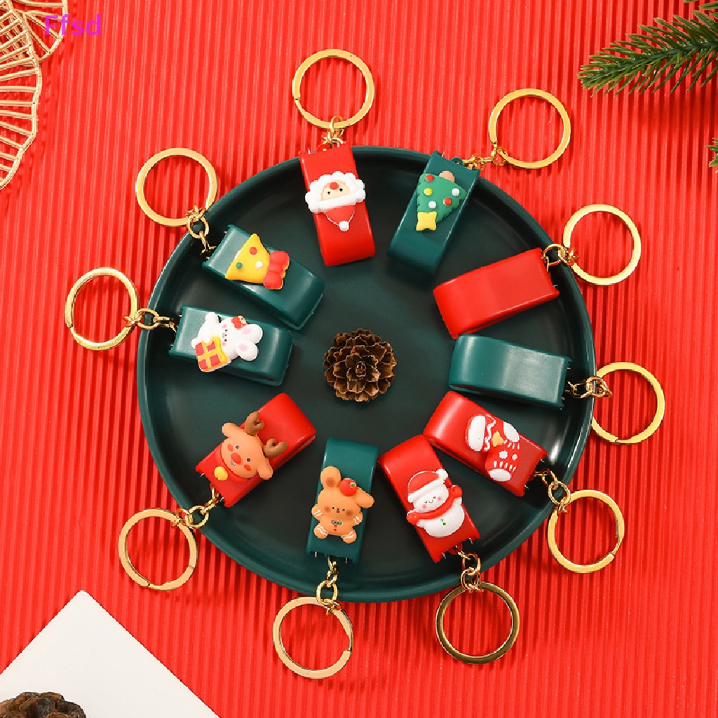 {Ffsd} Đồ Bấm Ghim Mini Dễ Thương Nhỏ Gọn Kèm Móc Khóa Làm Quà Giáng Sinh * Hàng Bán Chạy Cho Học Sinh / Văn Phòng