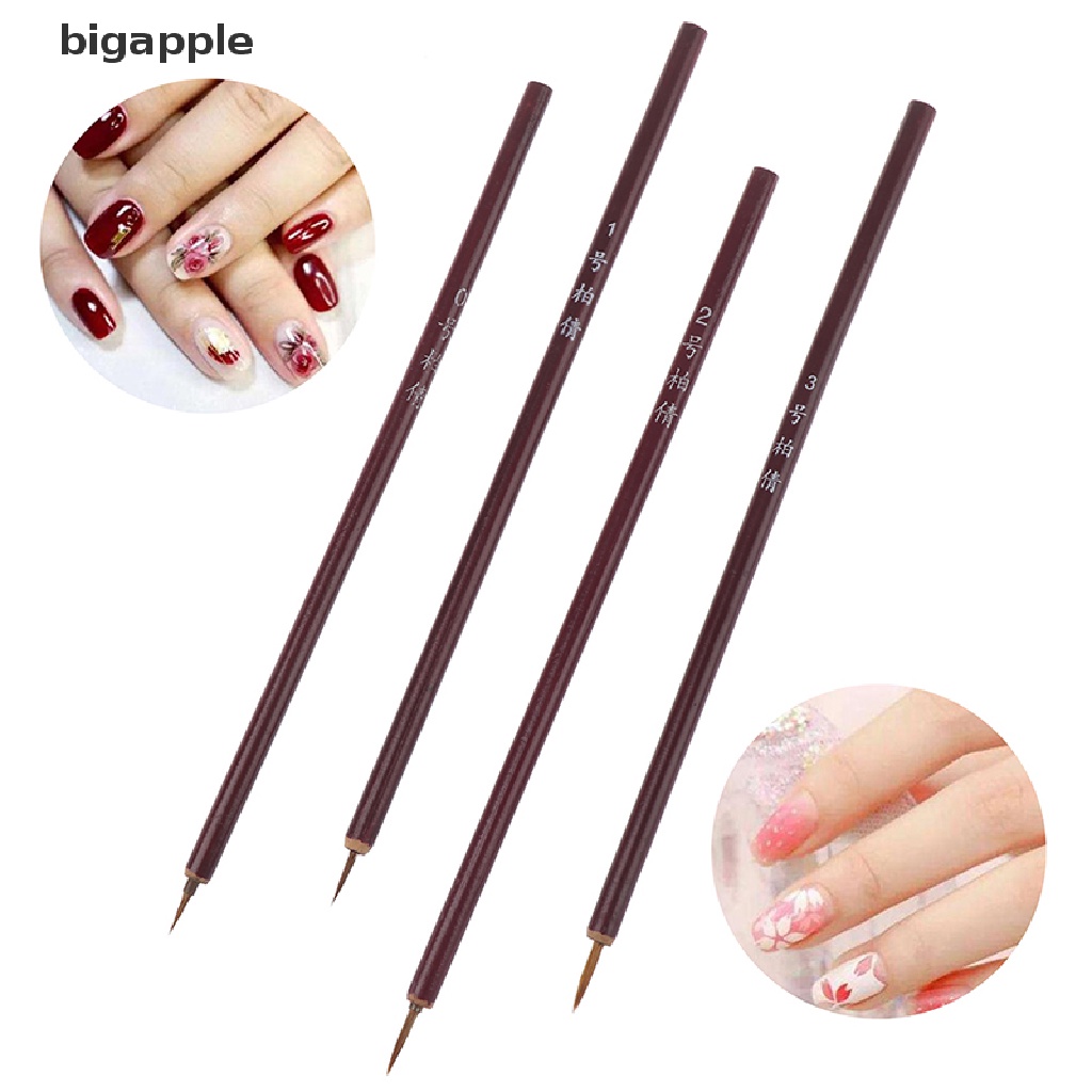 Cọ Trang Trí Móng Tay Cán Tre Tiện Dụng Chất Lượng Cao