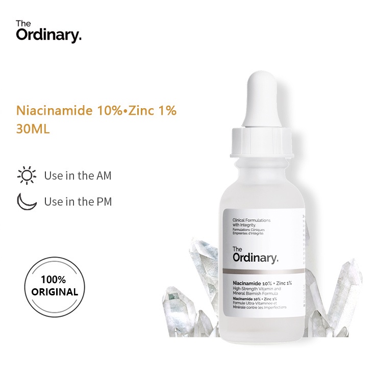 Tinh chất The Ordinary Niacinamide 10% + Zinc 1% - Giảm mụn thâm - TD Shop