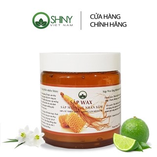 Sáp wax lông nhân sâm Shiny hũ truyền thống