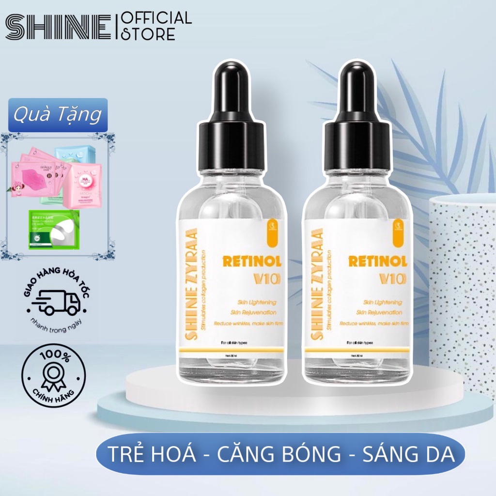 Retinol Peel X10 tái tạo, trẻ hóa da, trắng da, mờ thâm nám tàn nhang
