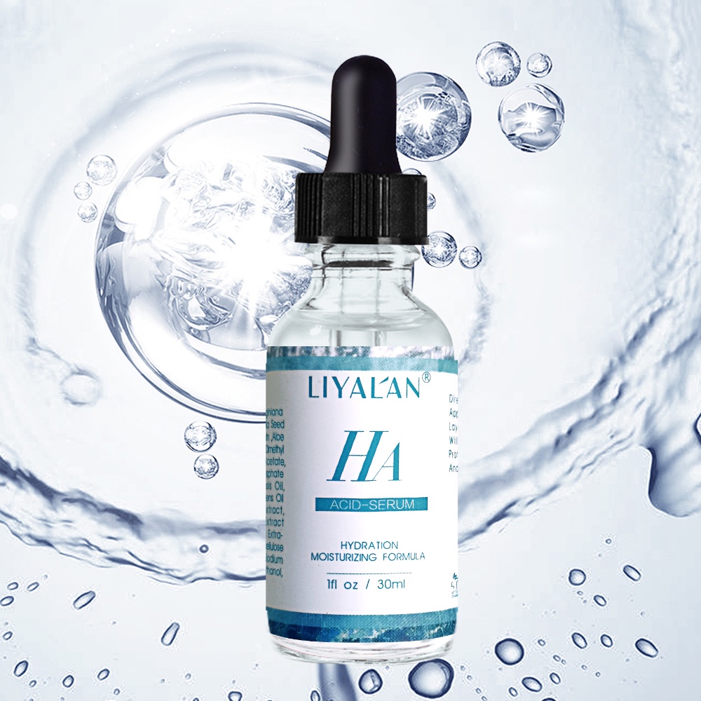 Serum dưỡng ẩm da LIYALAN Hyaluronic Acid HA ngăn ngừa nếp nhăn chăm sóc làn da 30ml