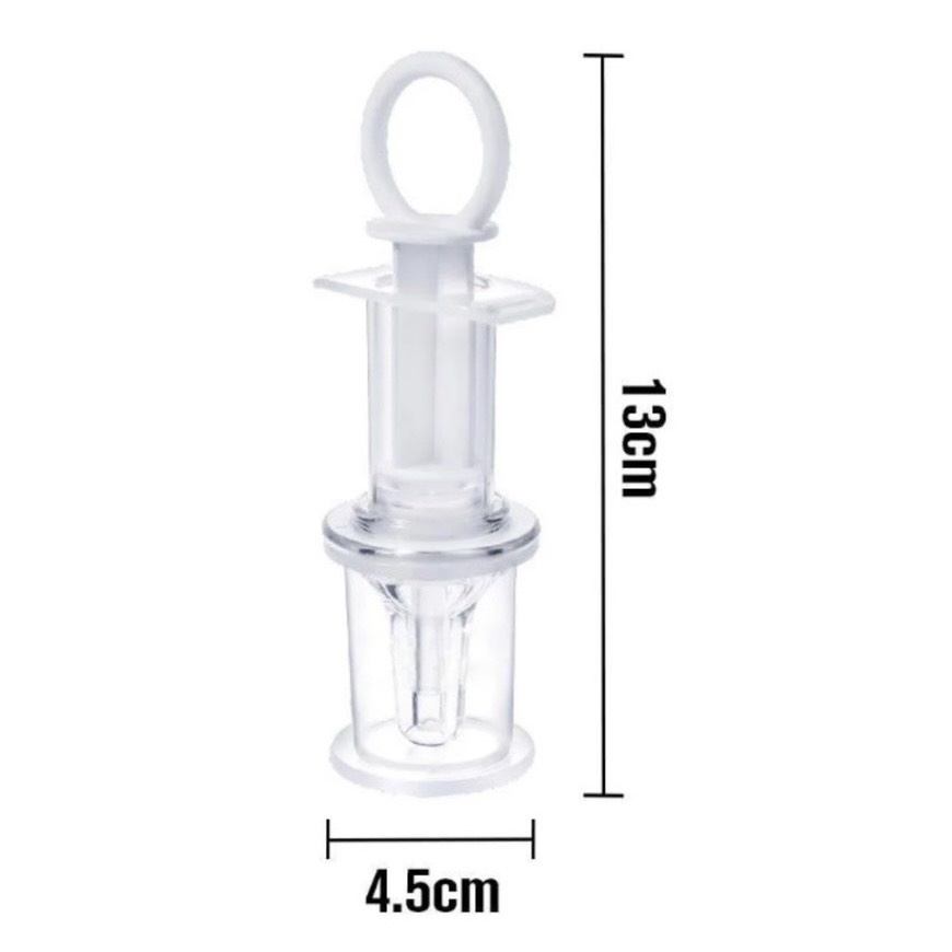 Xi lanh đầu silicon 2 vòi giúp bơm đút bón sữa cho bé