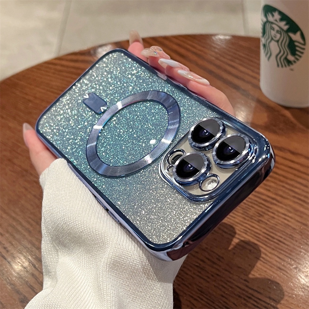 Ốp Điện Thoại  iPhone 14 Pro Max 13 12 11 Pro Max ốp lưng iphone 14 Promax TPU Mềm Trong Suốt Từ Tính Bảo Vệ Ống Kính Máy Ảnh Cho ốp lưng iphone 14 pm trong suốt bảo vệ camera