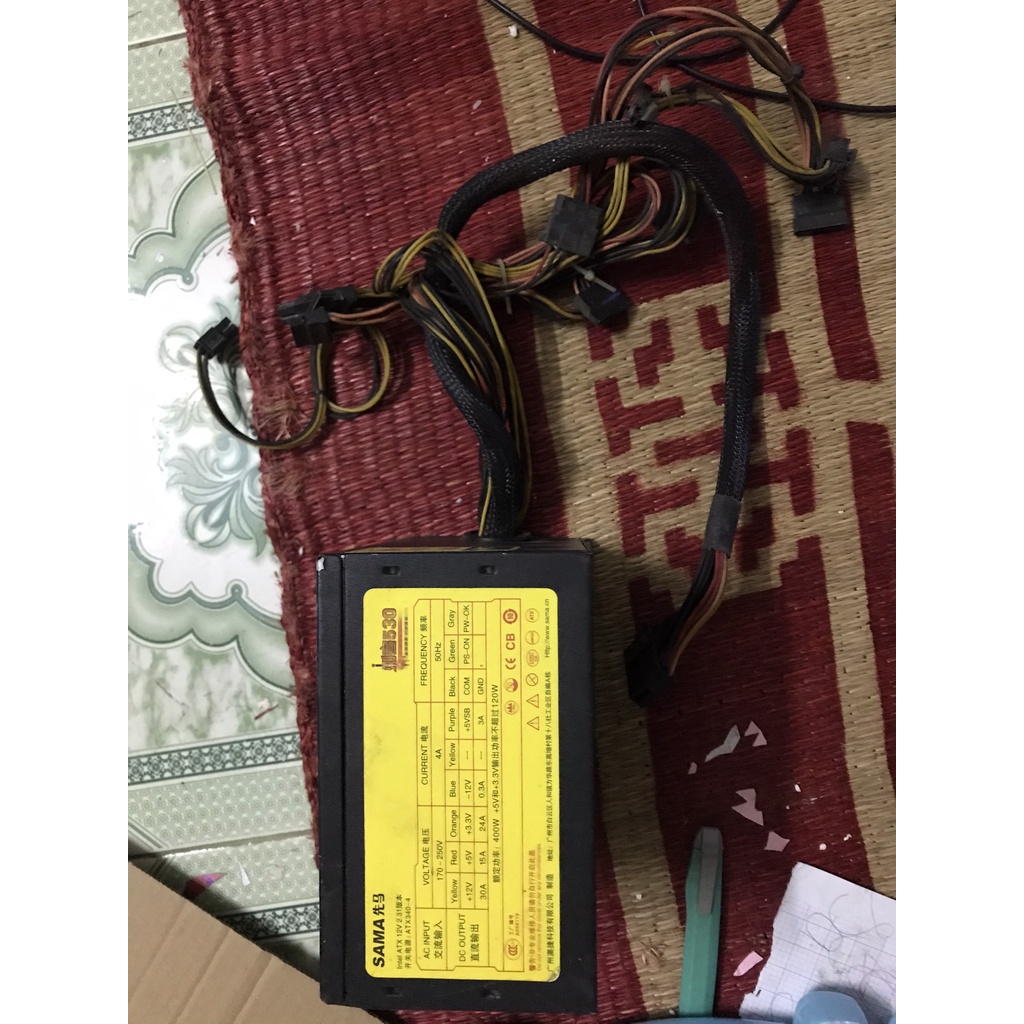 Nguồn máy tính PC SAMA 530 400W Công suất thật