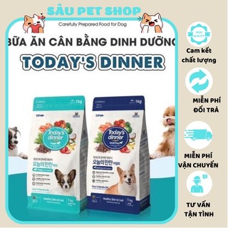Thức ăn cho chó nhỏ và trưởng thành Today dinner dog 1kg