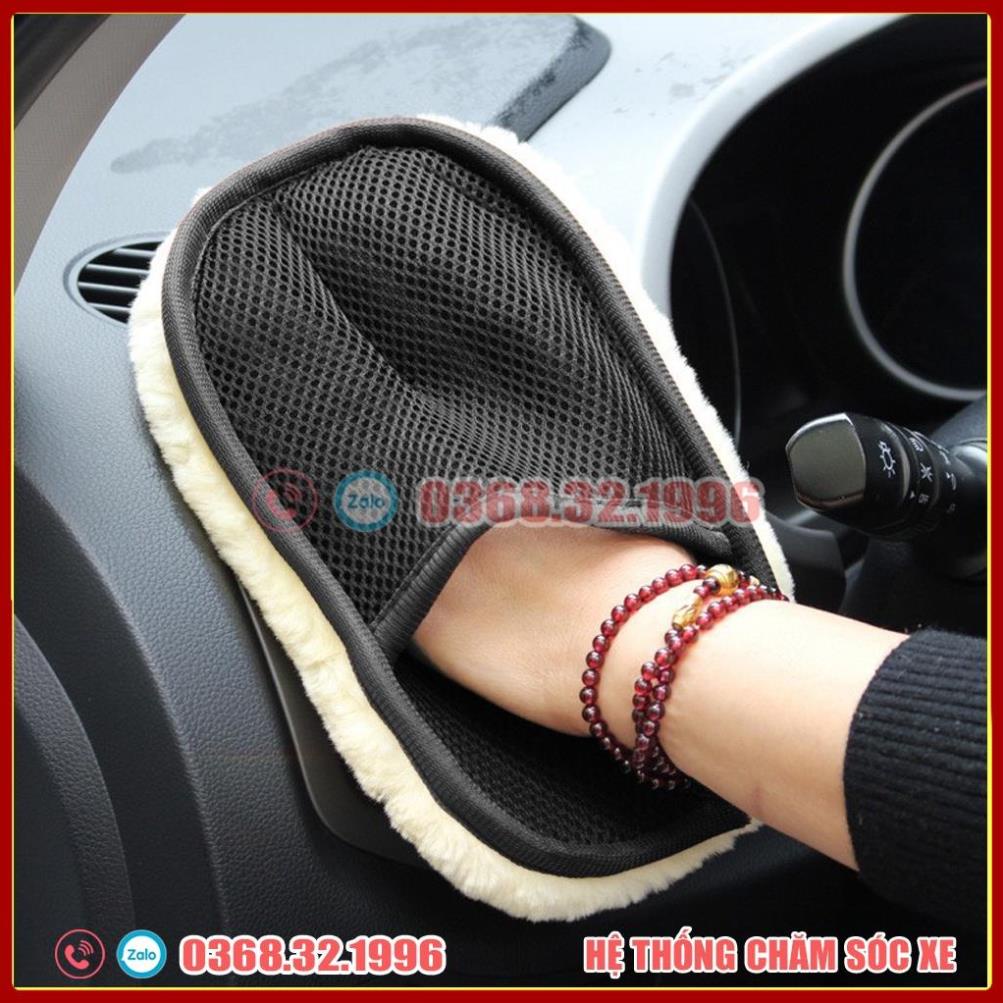 Gang Tay Lông Cừu Rửa Xe Ô tô, Xe Máy