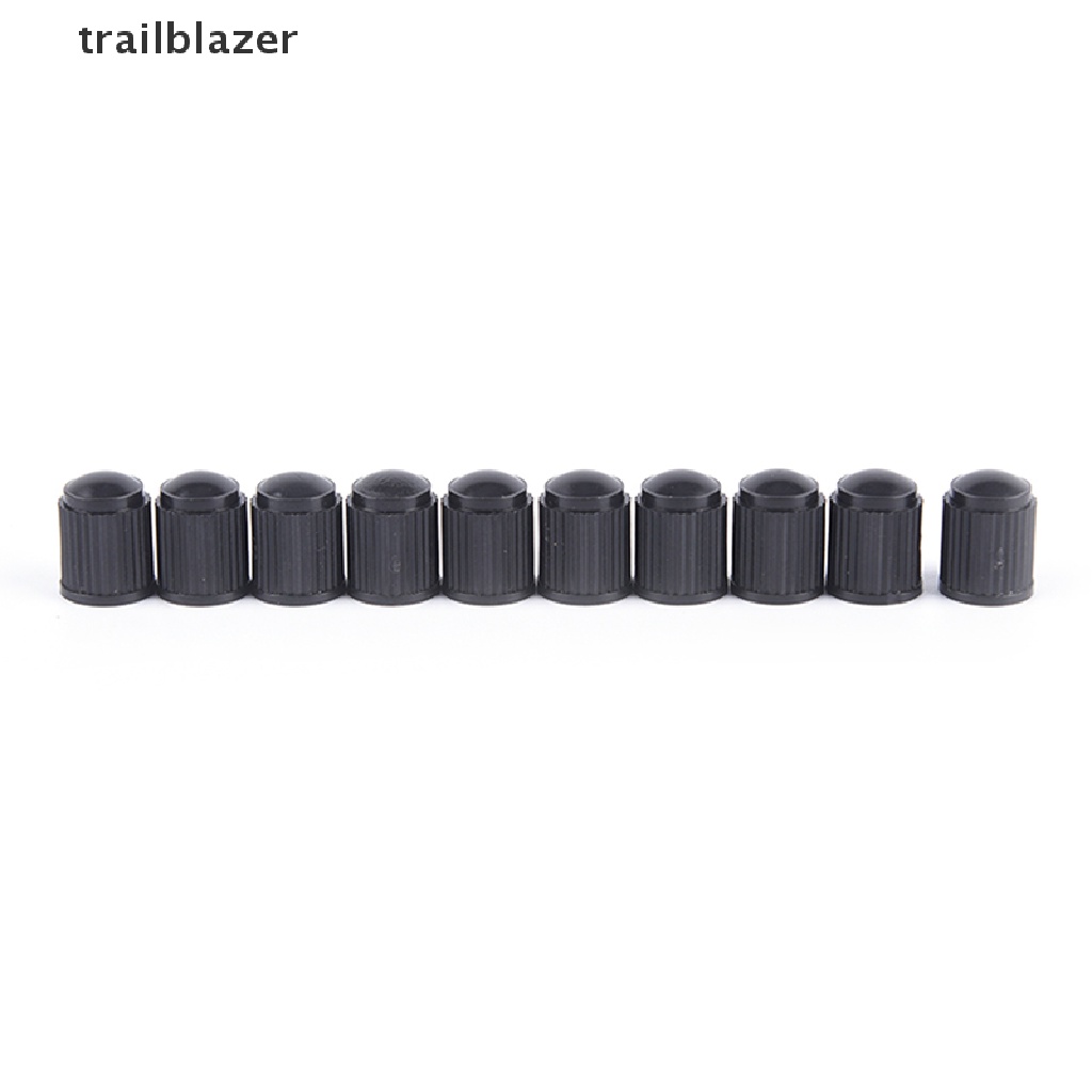 Set 100 Nắp Van Bánh Xe Đạp / Xe Hơi Bằng Nhựa Màu Đen