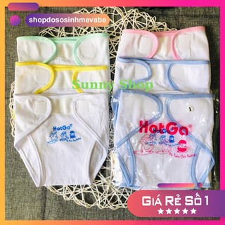 Combo 5 Tã vải dán sơ sinh HOTGA/ Quần đóng bỉm cho em bé