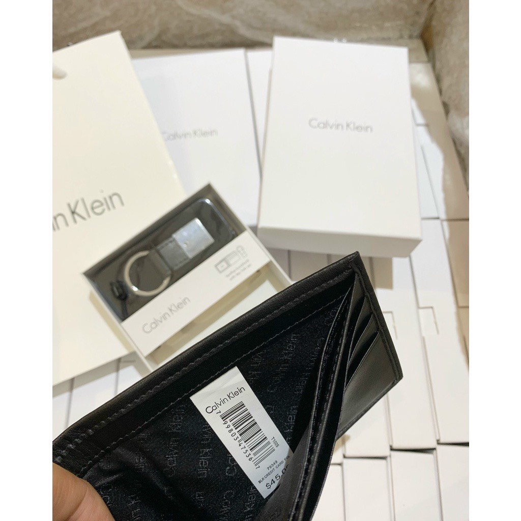 Ví nam kèm móc khoá có ngăn chứa ảnh LEVIS FULL BOX