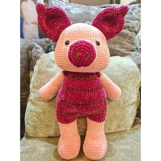 Set len móc thú Diy - piglet 50cm