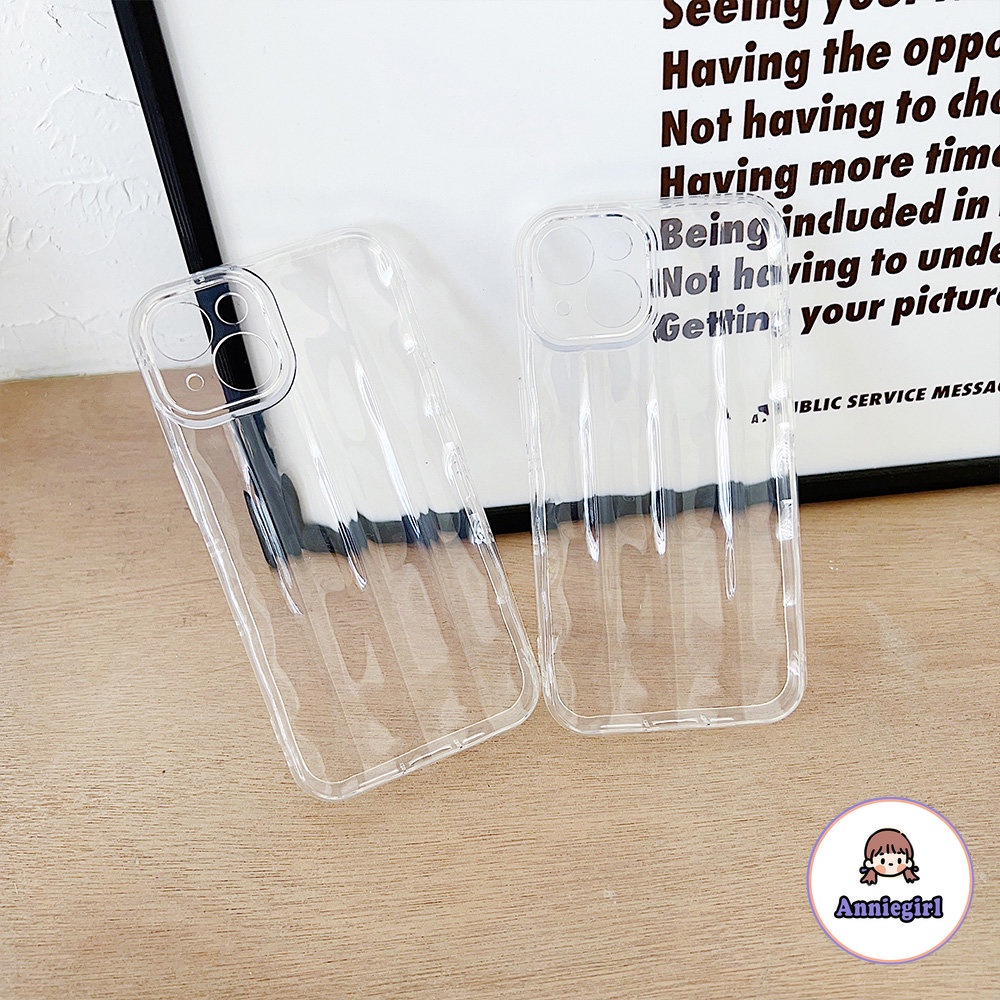 Ốp Điện Thoại TPU Mềm Chống Sốc Họa Tiết Gợn Sóng Nước Hợp Thời Trang Cho IPhone 14 13 12 11 Pro Max 14 Pro Max