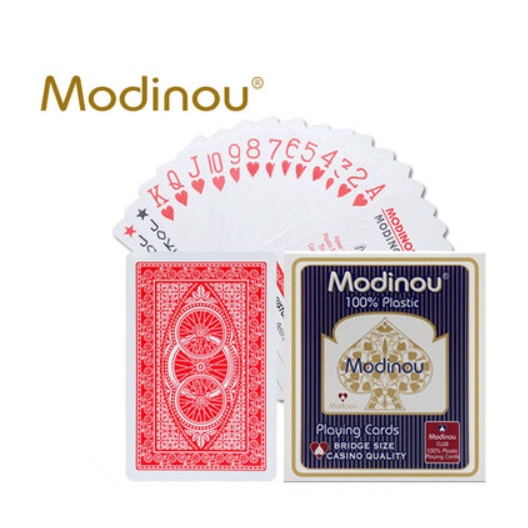 BN 55, Bộ bài tây nhựa tiến lên, phỏn Modinou bền đẹp cao cấp chống nước 100% nhựa