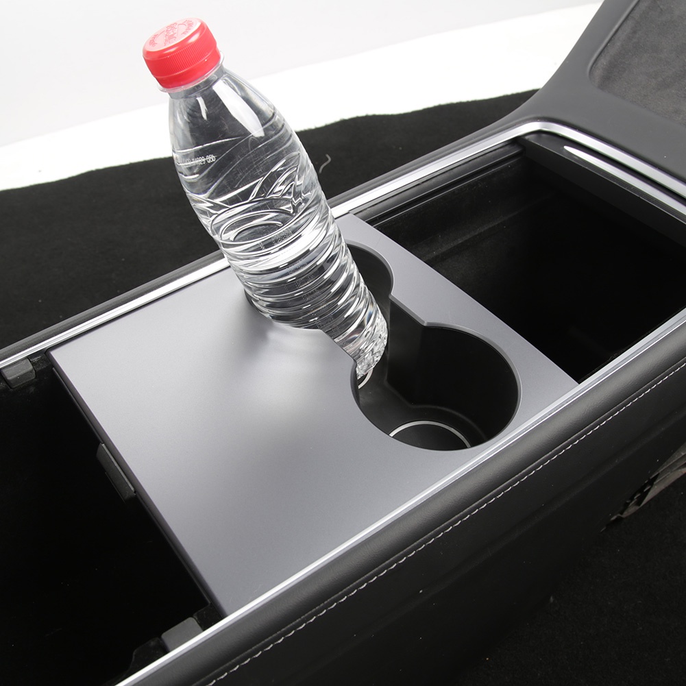 Khay Đựng Cốc Nước Bằng TPE Cho Tesla Model 3 Model Y 2021