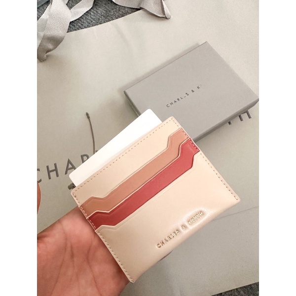 Ví đựng thẻ ATM CNK Keith card holder light pink