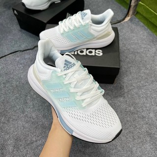 [KHO SỈ HẢI HẠNH TẶNG BOX BẢO VỆ]GIÀY EQ21 TRẮNG XANH
