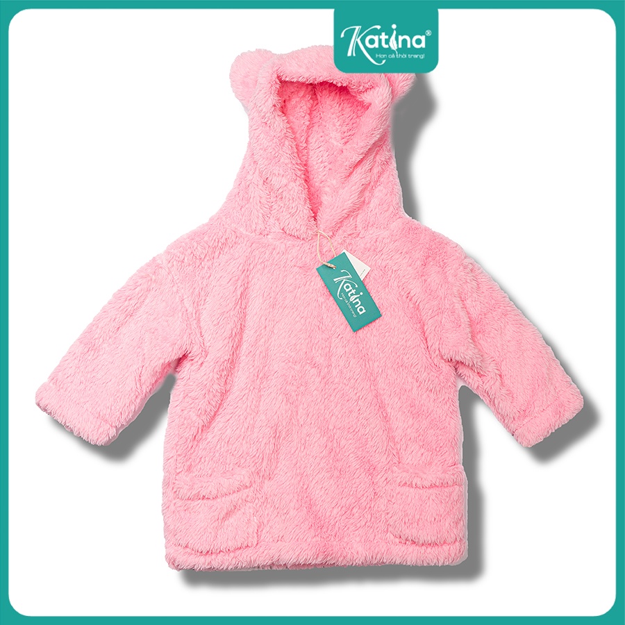 Áo lông Hoodie hàng loại 1, có mũ tai gấu cực xinh cho bé  - Siêu nhẹ mà lại cực ấm, cực thoải mái cho bé!