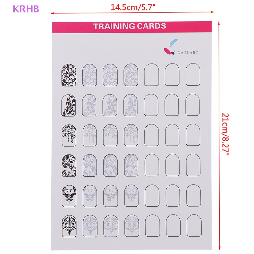 Set 12 Tấm Khuôn Vẽ Trang Trí Móng Tay Nghệ Thuật Mới