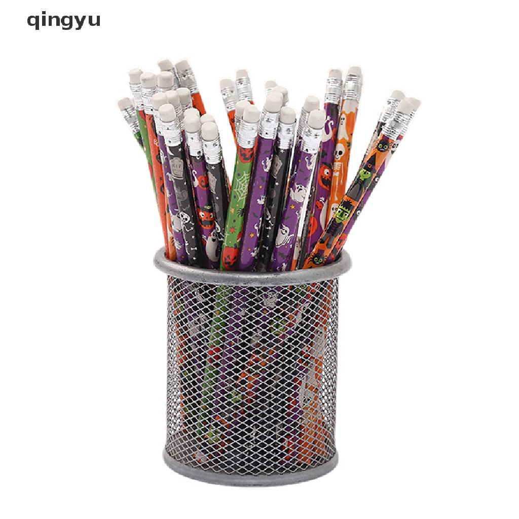 Bộ 10 Cây Bút Chì Họa Tiết Halloween Thân Thiện Với Môi Trường