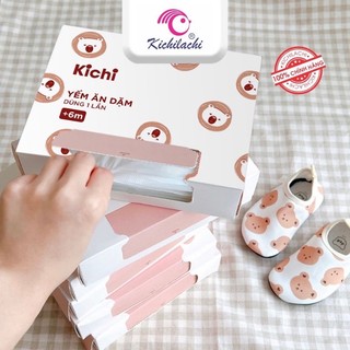 Yếm ăn dặm dùng 1 lần kichi cho bé 6m+
