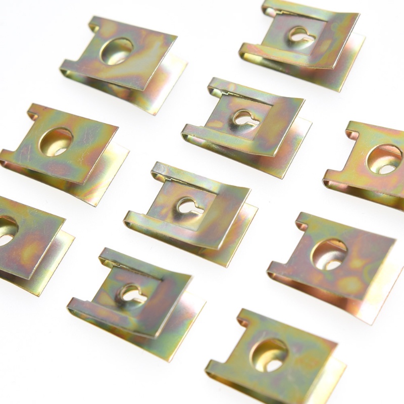 FENDER Set 10 Đinh Vít Chữ U 3mm Cố Định Tấm Chắn Bùn Chống Gỉ Chuyên Dụng Cho Xe Hơi / Xe Máy / Xe Tải