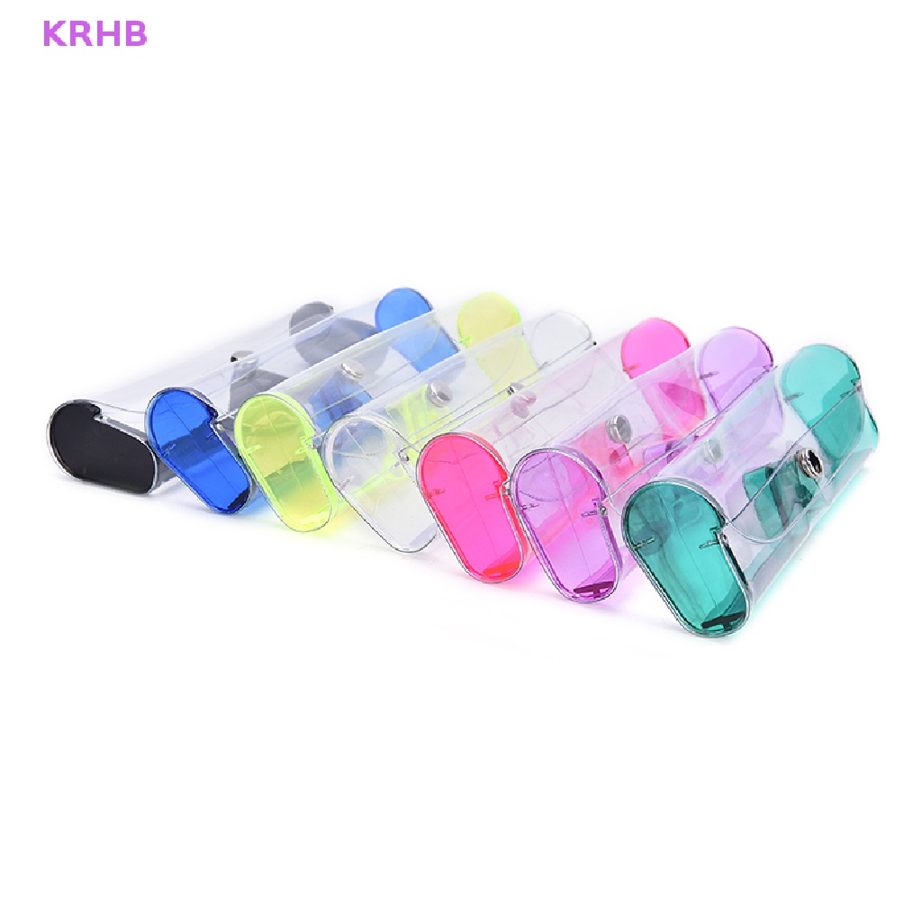 Hộp Đựng Bảo Vệ Mắt Kính Bằng PVC Mềm Trong Suốt Mới