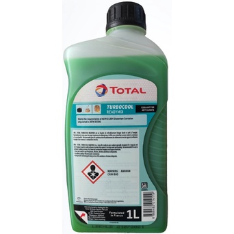 Nước làm mát Total TURBCOOL READYMIX - Bình 1L - Dung dịch màu xanh