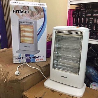 Quạt sưởi đèn sưởi hồng ngoại halogen 3 bóng, có đảo hướng 1200w, có role an toàn