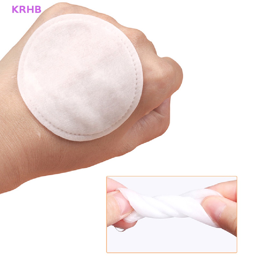 Set 100 Miếng Bông Tẩy Trang Hình Tròn Mềm Mại Tiện Dụng Mới