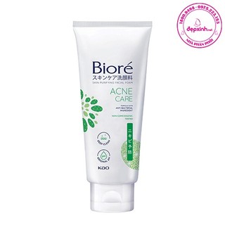 Sữa rửa mặt Sạch mụn và Kháng khuẩn Biore 100g