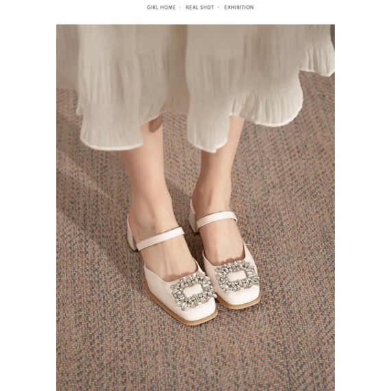 Giầy hở hậu - sục đá size từ 31,32,33