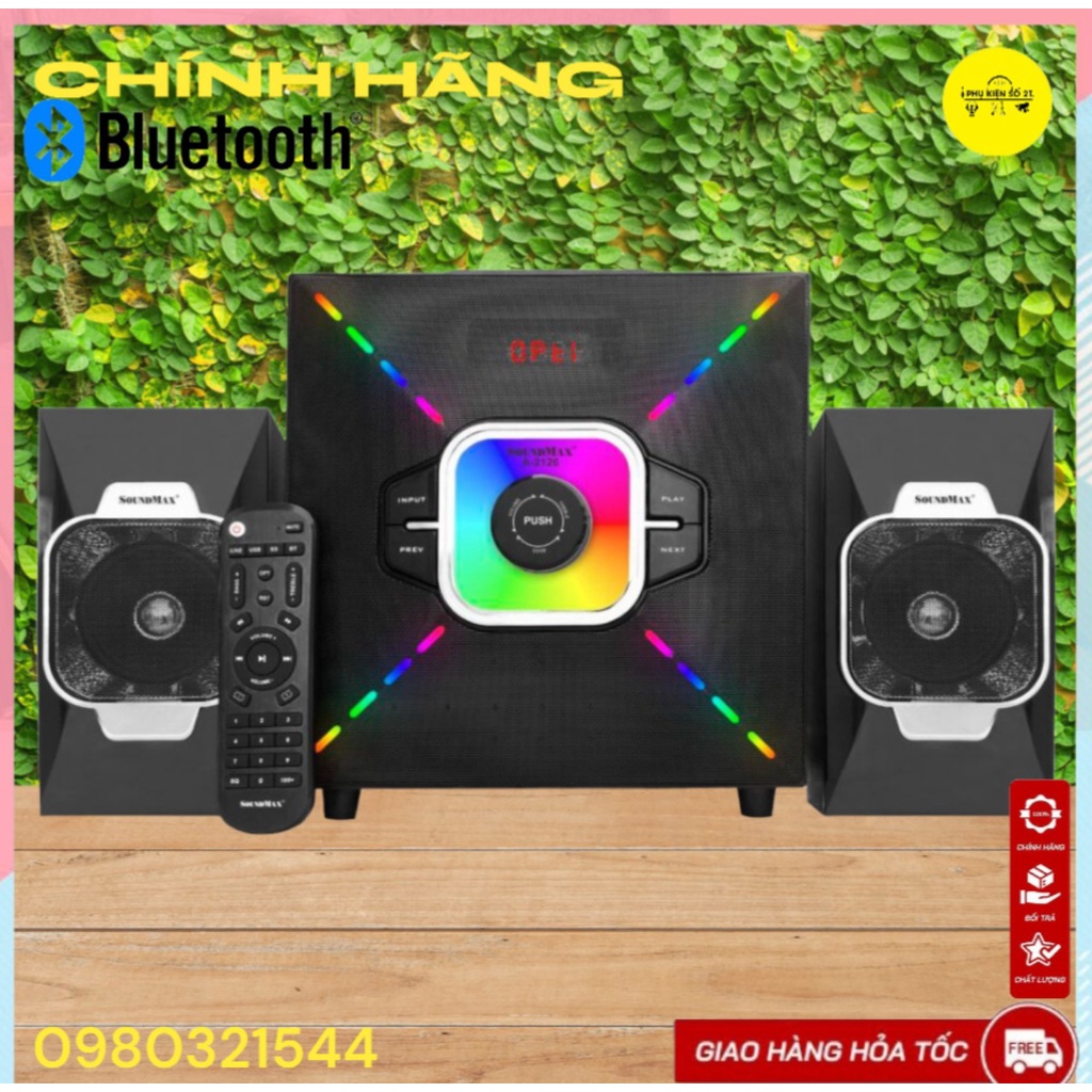 Loa vi tính bluetooth SOUND MAX A-2126 cao cấp chính hãng