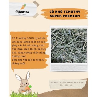 Cỏ khô Timothy dành cho thỏ, bọ ú, sóc