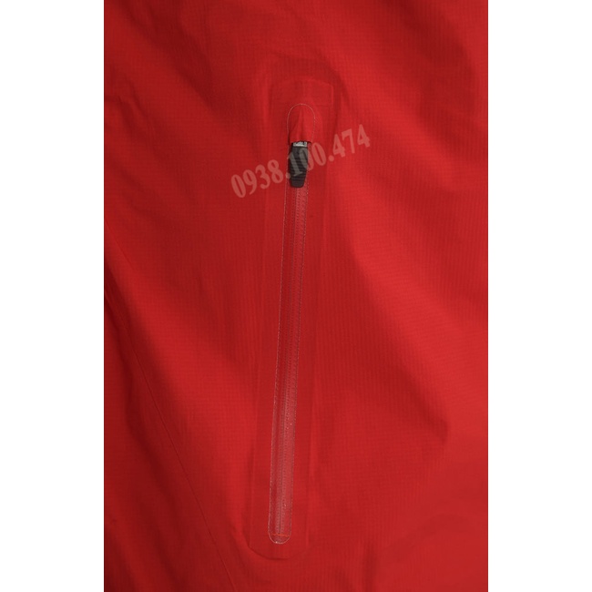 Áo khoác nam Nike chính hãng màu đỏ 1 lớp có mũ trùm đầu dòng raincoat chống thấm nước tốt