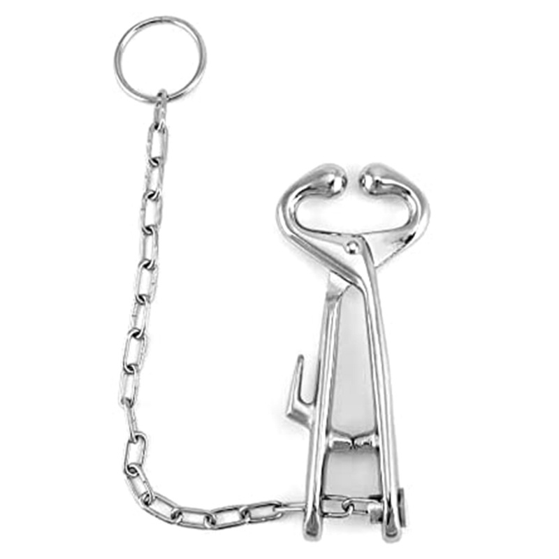 Kìm Mũi Bò Kèm Dây Xích Kéo Bằng Thép Không Gỉ