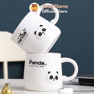 Ly cốc sứ dễ thương Anni Home [Hình thật-có clip tự quay]