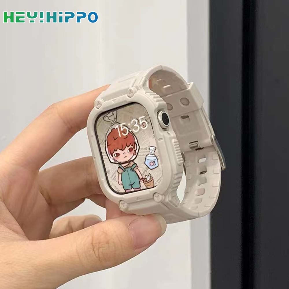 Dây Đeo Màu Xám Cho Đồng Hồ Thông Minh iwatch 45 / 44 / 42 / 41 / 40 / 38mm series 8 / 7 / 6 / SE / 5 / 4