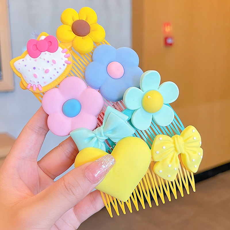 Lược Kẹp Tóc Mái Dễ Thương Không Đau Cho Bé