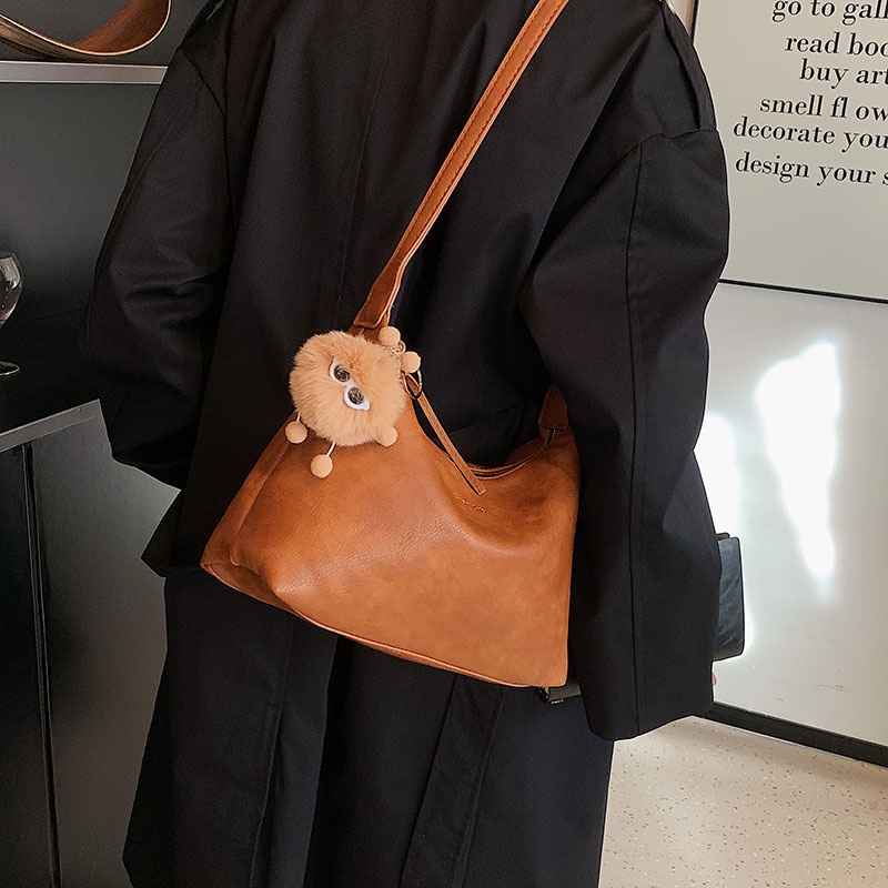 Túi Đeo JASMIN NOIR Chéo Da PU Thiết Kế Đơn Giản Thời Trang Cho Nữ