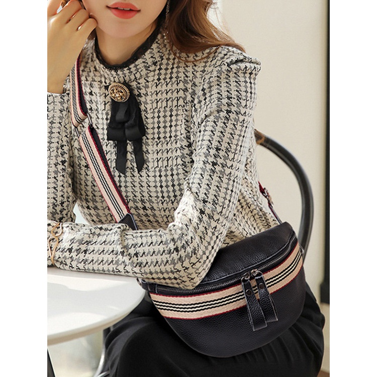 Túi Da Đeo Hông Hình Quả Chuối Phong Cách Vintage Thời Trang Cho Nữ jp5