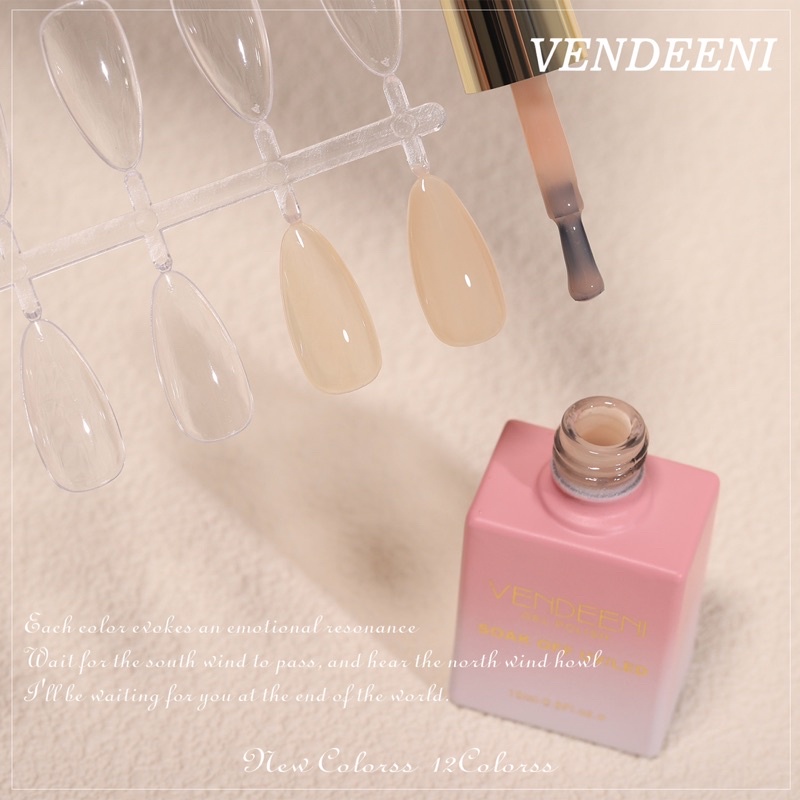 sơn gel thạch vendeeni lẻ màu lẻ